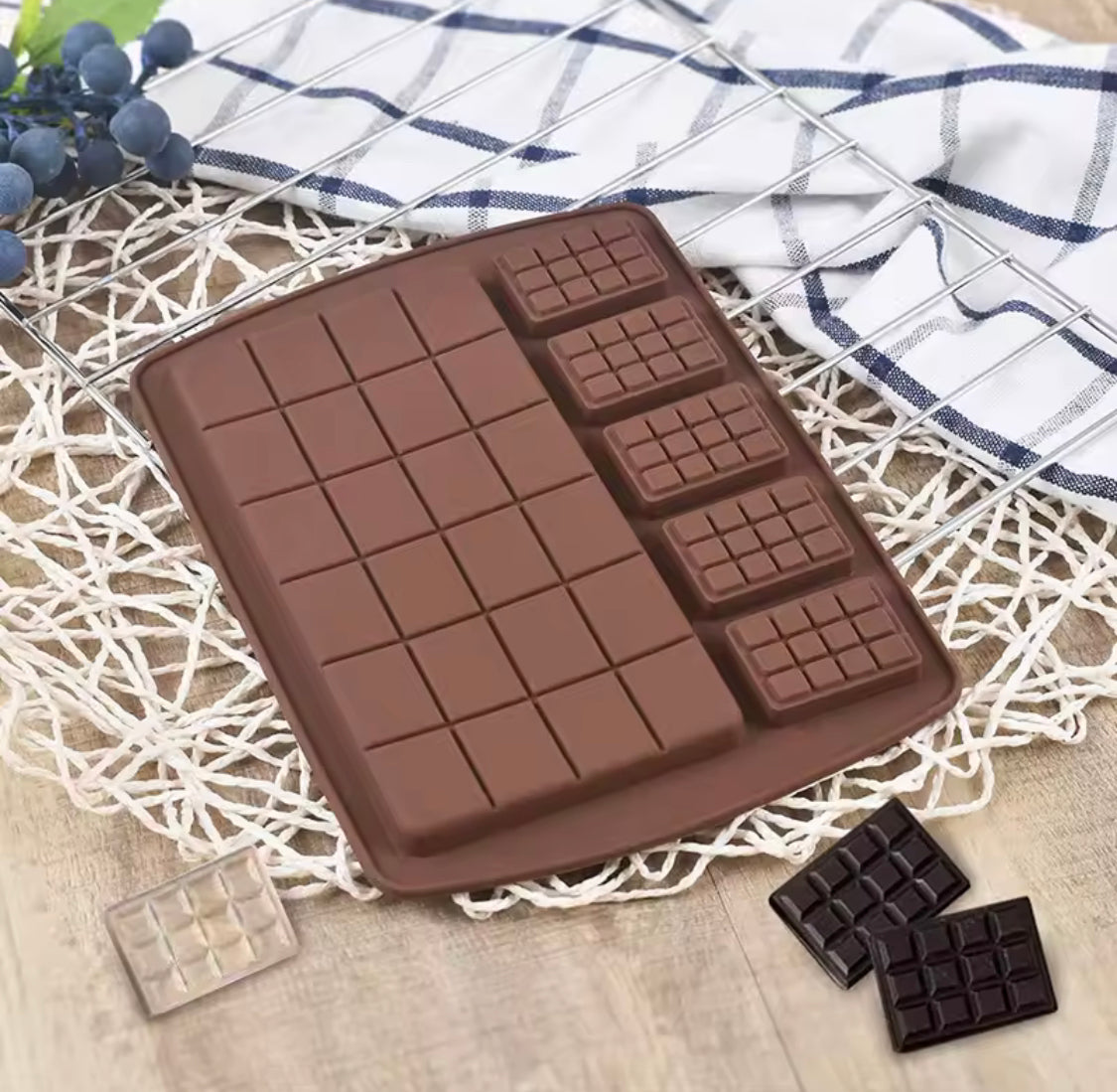 3D Silicone Chocolate Mold, Handmade Chocolate Bar Mold, Cake Decorating Tool 3D Silicone Chocolate Mold, Handmade Chocolate Bar Mold, Cake Decorating Tool